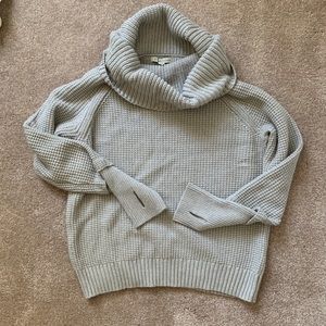 WORN ONCE! Knit cowl neck sweater